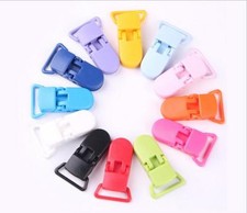 10pcs Baby Safe Dummy Plastic Pacifier Clip Holder Soother Pacifier Chain Making Pacifier price