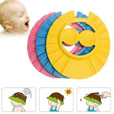 Adjustable Baby kids Shampoo Bath Shower Hat Cap Wash Hair Waterproof Shield Baby Shampoo price