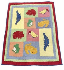 The Company Store Kids Animal Quilt/ Wall Hanging.Discontinued Quilt price