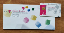 Folder mit A-Telefonkarte zur CeBIT '99 Hannover NEU ** MINT Folder price