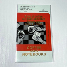 Traveler's Notebook Clear Folder Passport Size Coffee & Notebooks 2023 Folder price