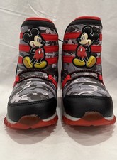 Disney Toddler Boys Mickey Mouse Light Up Snow Boots Size 12 NEW WITH TAGS! Jongens laarzen price
