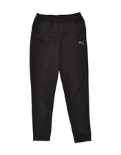 PUMA Boys Tracksuit Trousers 11-12 Years Black Polyester RZ02 Jongens trainingspak price
