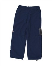 ADIDAS Boys Tracksuit Trousers 11-12 Years Navy Blue FH03 Jongens trainingspak price