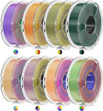 Silk Filament Mini Pack, Dual & Triple Color 3D Filament Bundle, Individually Va Filament price