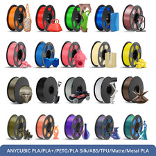 ANYCUBIC 1.75mm PLA/ PETG/ PLA+/ Silk/ Matte/ ABS/ ASA/CF Filament 3D PrinterLot Filament price