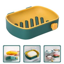 Soap Box Rack Shower Mounted Dish Holder with Drainage Dishes for Bar Self Soap Dish price