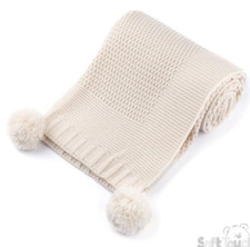 Personalised baby blanket, WaffleKnit , embroidered, Coffee Cream Baby Blanket price