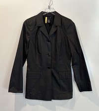 Kenneth Cole New York Womens Black Trench Coat Size 6 (I) Dames Trench Jas price