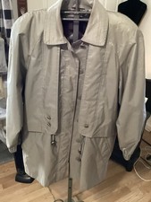 LONDON FOG Midi Trench Coat Womens Lg British Mist Tan Quiet Luxury Classic Dames Trench Jas price
