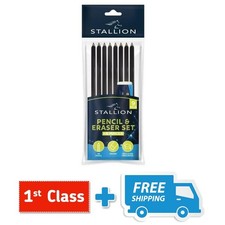 HB Pencil & Eraser Set, 8 Pencils & Eraser Eraser price