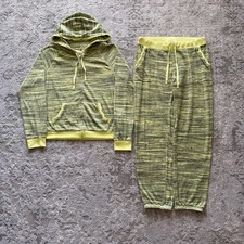 Juicy Couture Womens Highlighter Soft Tracksuit Set Hoodie & Pants Size M Dames trainingspak price