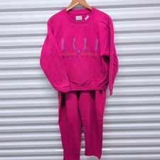 United Colors of Benetton Size M Womens Pink Vintage 90s Tracksuit Sweatsuit Set Dames trainingspak price