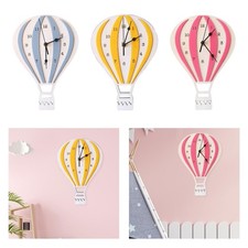 Cartoon Wandklok Stille Ambachten Nordic Luchtballon voor Woonkamer Restaurant Wandklok price