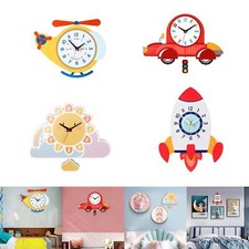 Leuke Wandklok met, Decoratieve Kinderkamerklok, Tikkende Hangende voor Wandklok price