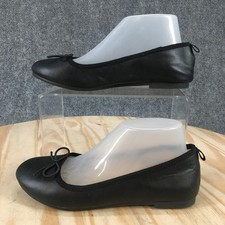 Cat And Jack Shoes Youth 1 Girls Casual Slip On Ballet Flats Black Faux Leather Meisjes casual schoenen price