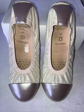 Geox Girls Casual Flat Slip On Leather Shoes Pumps Ballerinas Champagne Size 33 Meisjes casual schoenen price