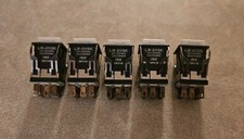 White/ Green LED Pushbutton DIY Snap-In Switches Pack of 5 - NKK LB25SKW01-1F-B Industriële keukenapparatuur price