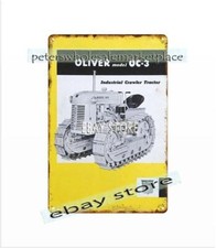 1953 countryside INDUSTRIAL CRAWLER TRACTOR farm equipment tin sign Industriële keukenapparatuur price