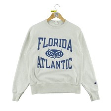 Champion Heren Sweatshirt Florida Atlantic Grijs Maat S #QWE1694 Heren sweatshirt price
