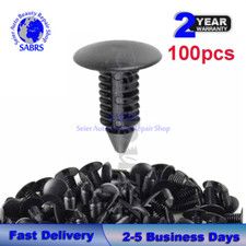 100 BLACK NYLON CHRISTMAS TREE CLIPS For GM 1595864 1605396 AUTO BODY FASTENERS Kerstboom price