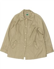 VINTAGE Womens Overcoat IT 50 XL Beige AV12 Dames overjas price