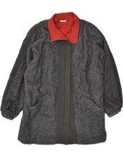 VINTAGE Womens Overcoat UK 18 XL Grey DT10 Dames overjas price