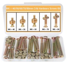 Crib Screws Hardware Replacement Kit -25 Set 25 sets, galvanized Crib price
