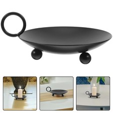 Pillar Candle Holder: Decorative Candle Holder Plate - Round Candlestick Tray Candle Houder price