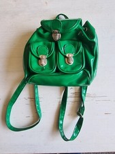 Green glossy PVC lacquer backpack Dames Backpack price