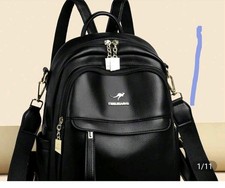 Multifunction Backpack Women Soft PU Leather Backpack Large Capacity School Bags Dames Backpack price