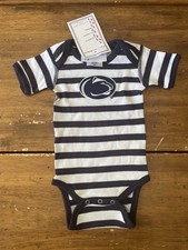 New NWT Penn State Nittany Lions Baby Romper  Newborn Striped Gift Shower Baby romper price