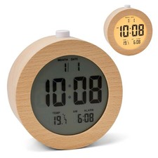 Digitale houten wekker tafelwekker nachtkastje met licht Nachtkastje price