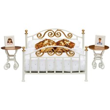 Lundby Poppenhuis bed met nachtkastje set, 10-delig poppenhuis accessoires - sla Nachtkastje price