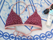 ~PATAGONIA~ Nanogrip Triangle Bikini Top Small Surf Swim Crossback Bikini price