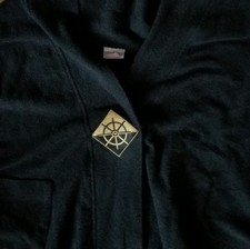 PORTO BANUS Hotel Spa Black Bathrobe Ship Wheel Logo Cruise Bath Robe Short Slve Bathrobe price