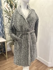 Charter Club Sherpa Bath Robe Women Size XS/S Wrap Midi Belt Plush Grey Bathrobe Bathrobe price