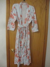 Women’s Maxmoda lightweight long, belted floral robe, bathrobe Size M Bathrobe price