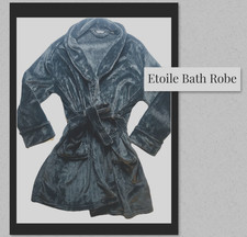Ètoile - Luxury Bathrobe One Size Black Plush Thick Warm Cozy Short Pockets Tie Bathrobe price