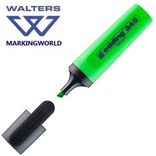 Edding 345  Green Highlighter Marker Pen | Chisel Tip | Neon Colours | 1 Pen Marker Pen price