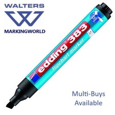 Edding 383 Flipchart Marker Pen | 1-5mm Chisel Tip | Black  | Refillable | 1 Pen Marker Pen price