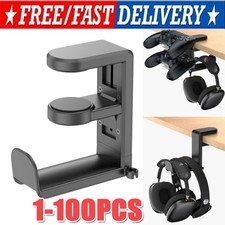 Rotating Headphone Stand Gaming Headset Holder Adjustable Under Desk Hanger LOT Kantoor Jas Rek price