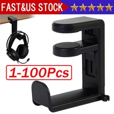 Rotating Headphone Stand Gaming Headset Holder Adjustable Under Desk Hanger Lot Kantoor Jas Rek price