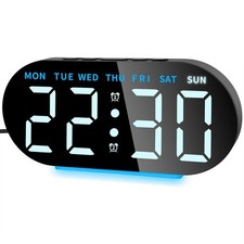 Alarm Clock Digital Radio-Controlled Clock with LED Display,Digital Alarm6712 Wekkers & radio's price