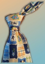 heren stropdas  - 100% PURE ZIJDE - Fantasie print met bloemen Stropdas price