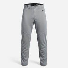 Under Armour Mens Gray HeatGear Baseball Pants Loose Fit Size Large LG Heren Broek price