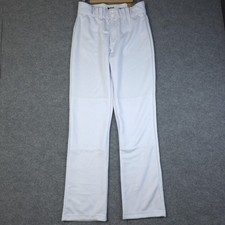 Wilson Baseball Pants Mens Large Full Length Belt Loops Pockets White Polyester Heren Broek price