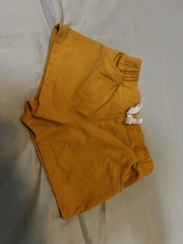 Infant Toddler Size 24 Months Shorts Mustard Yellow Elastic Waist Baby shorts price