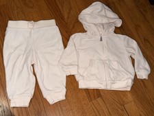 Baby Girls Polo Ralph Lauren Pink Velour Hoodie Pants Tracksuit 9 Months Baby Broek price