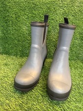 Sorrel Women’s Joan, Rain Chelsea Wedge, Gray And Black Snow /Rainbow Boots 7.5 Dameslaarzen price